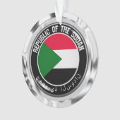 Sudan Round Emblem Ornament (voorkant)