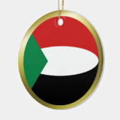 Sudan Vlag Ornament (Links)