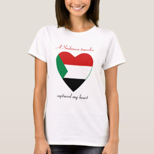 Sudan Vlag Zoete T-Shirt