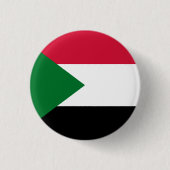 Sudanese vlag ronde button 3,2 cm (Voorkant)