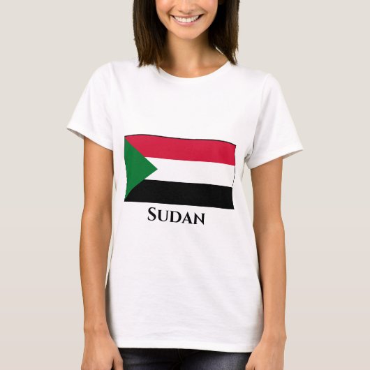 Sudanese vlag t-shirt (Voorkant)