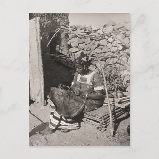 Sudanese vrouw briefkaart (Voorkant)