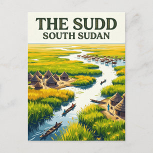 Sudd-moeras Zuid-Soedan Briefkaart