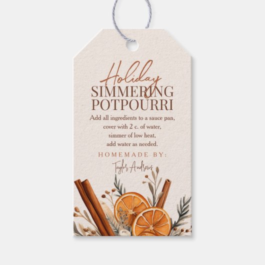 Sudderende Kruiden Cadeaubijlage Cadeaulabel (Voorkant)