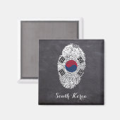Südkorea Magneet (Voorkant / Achterkant)