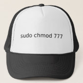 Sudo Chmod 777 Trucker Pet (Voorkant)