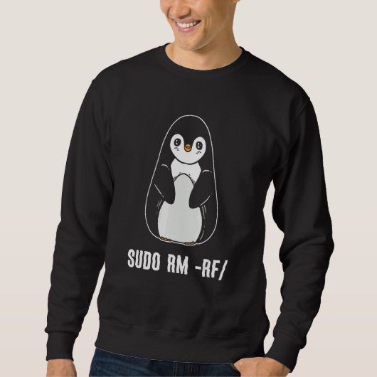 sudo rm rf Linux Computerprogrammeur Trui (Voorkant)