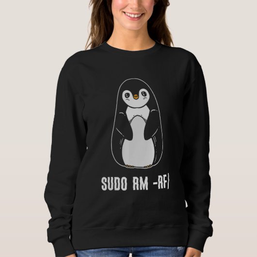 sudo rm rf Linux Computerprogrammeur Trui (Voorkant)