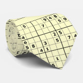 Sudoku #1 stropdas (Opgerold)