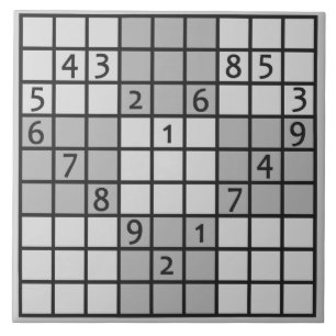 SUDOKU keramische tegels Tegeltje