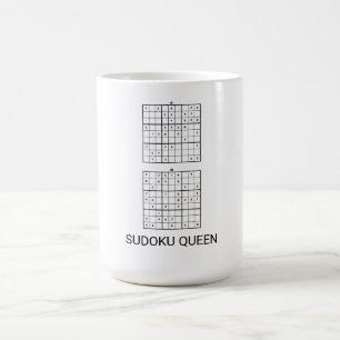 SUDOKU KONINGIN GRAPPIG KOFFIEMOK