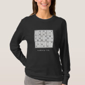 Sudoku Me Puzzle Japan Japanse nerd T-shirt (Voorkant)