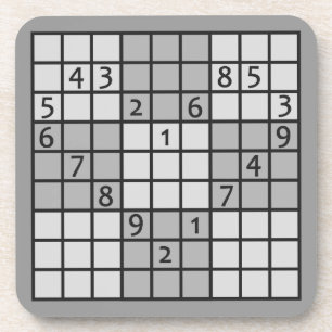 SUDOKU-onderzetters Drankjes Onderzetter