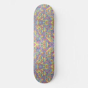 Sudoku One-Modern Minimalistische Bauhaus Geometri Skateboard