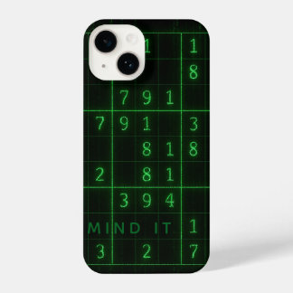 Sudoku-ontwerp - Mind It iPhone 14 Hoesje