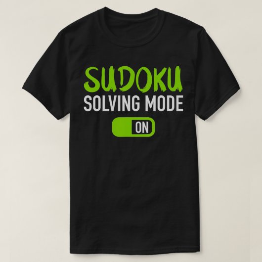 Sudoku-oplossingsmodus op t-shirt (Design voorkant)