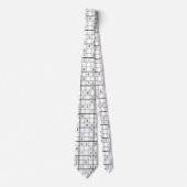 Sudoku-patroon Stropdas (Voorkant)