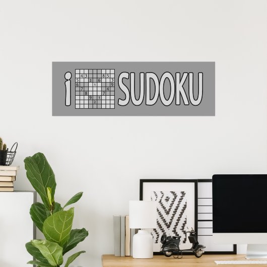 SUDOKU poster (Thuiskantoor)