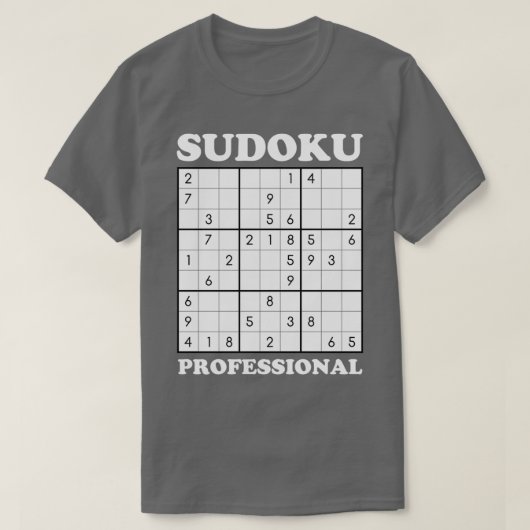 Sudoku Professional T-shirt (Design voorkant)