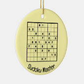 Sudoku Puzzels Design Ornament (Rechts)