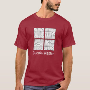 Sudoku Puzzels Ontwerp T-shirt