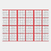 Sudoku Puzzle Design inpakpapier Vel (Voorkant 2)