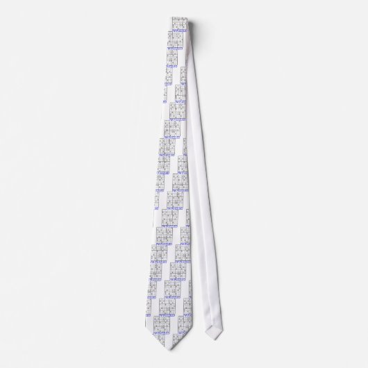 Sudoku Puzzle Stropdas (Voorkant)