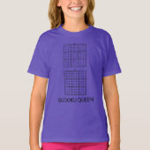 SUDOKU QUEEN FUNNY T-SHIRT (Voorkant)