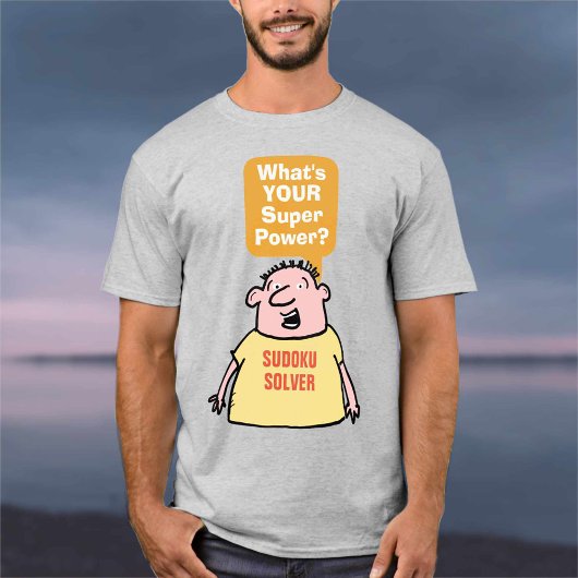 Sudoku Solver Super Power. T-shirt