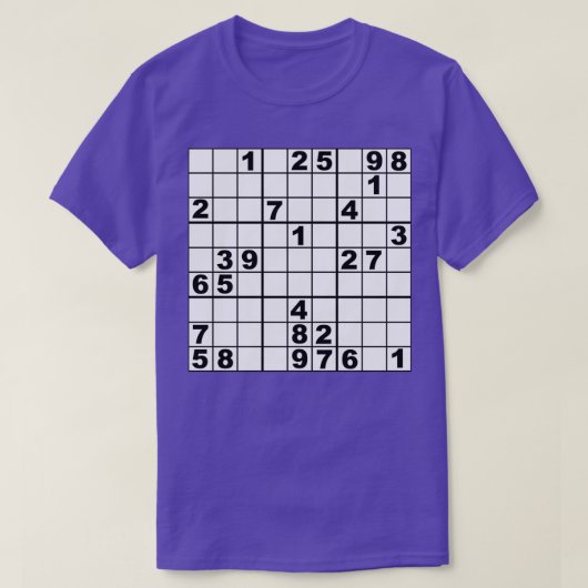 Sudoku T-shirt (Design voorkant)