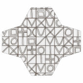 Sudoku Two-Black And White Abstract Art (Plat)