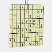 Sudoku Yellow Ornament (Rechts)
