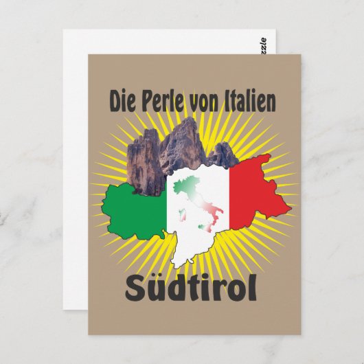 Südtirol - Alto Adige - Italie - Carte postale ita (Devant / Derrière)