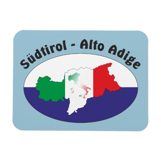 Südtirol - Alto Adige Premium Flexi Magnet Magneet (Horizontaal)