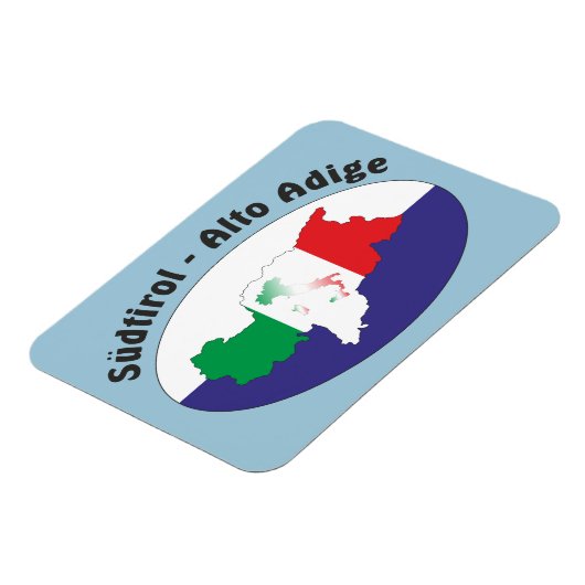 Südtirol - Alto Adige Premium Flexi Magnet Magneet (Linkerzijde)
