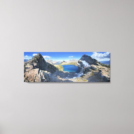 Sue Lake Overlook - Glacier National Park Canvas Afdruk (Voorkant)