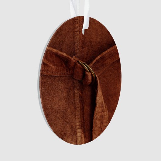 Suède Brown Avec Sangle Et Boucle (devant)