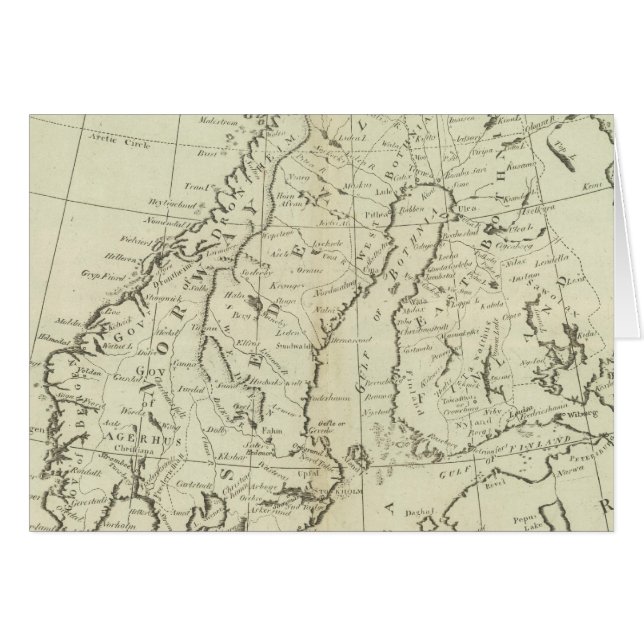 Suède, Danemark, Norvège et Finlande (Devant horizontal)