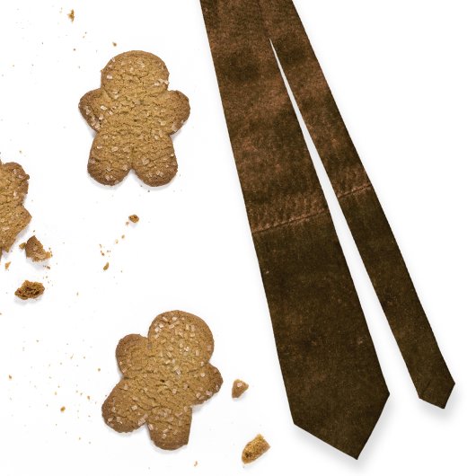 Suede Seam Kijk van leder ・ Double Sided Stropdas