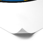 Suède Shades texte personnalisé et affiche couleur (Coin)