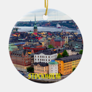 Suède - Stockholm Beau ornement de Noël