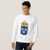 Suède Sweatshirt d'armoiries (Devant entier)