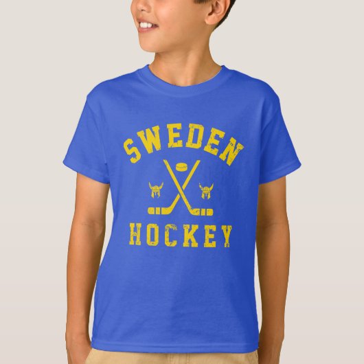 Suède T-Shirt de hockey sur glace (Devant)