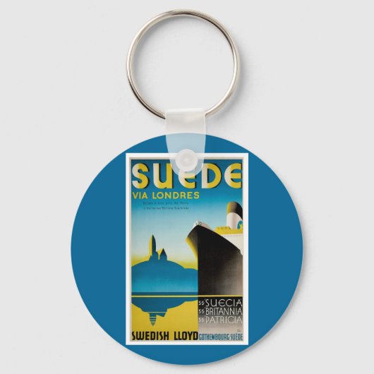 Suede via Lonres Sleutelhanger (Voorkant)