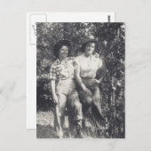 SUEETHEARTS DE LA CARTE POSTALE RODÉO/INVITATION (Devant / Derrière)