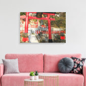 Suehiro Ogami Shrine (Fortune Frog Shrine) Canvas Afdruk (Insitu (Woonkamer))