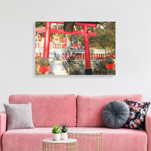 Suehiro Ogami Shrine (Fortune Frog Shrine) Canvas Afdruk (Insitu (Woonkamer))