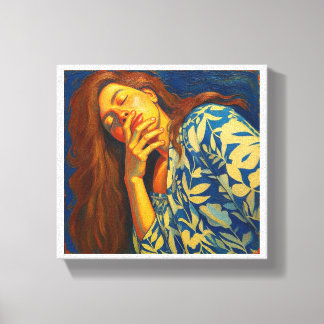“Sueño en Azul” – Lienzo decorativo Canvas Afdruk