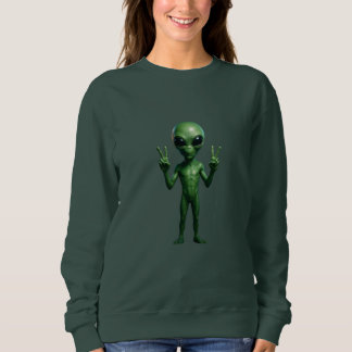 SUÉTER FEMININA Extraterrestre futurista Trui