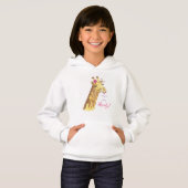 Suéter Moletom Infantil Engraçada Girafa Bonita (Devant entier)